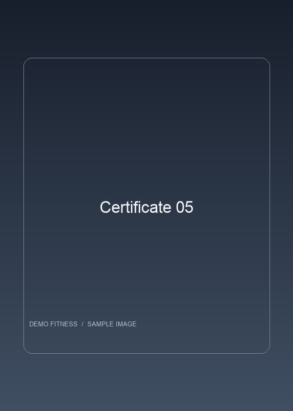 Certificate 05