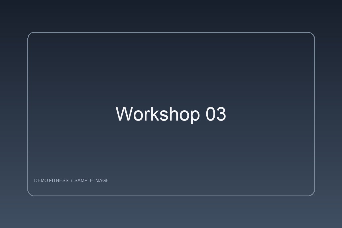 Workshop 03